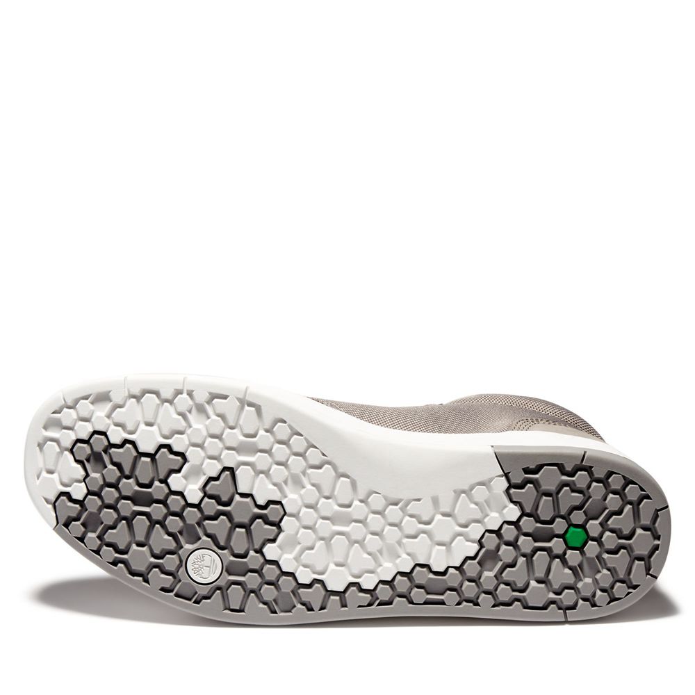 Timberland Mens Chukka Boots Davis Square Mixed-Media - Grey - India EH3697582